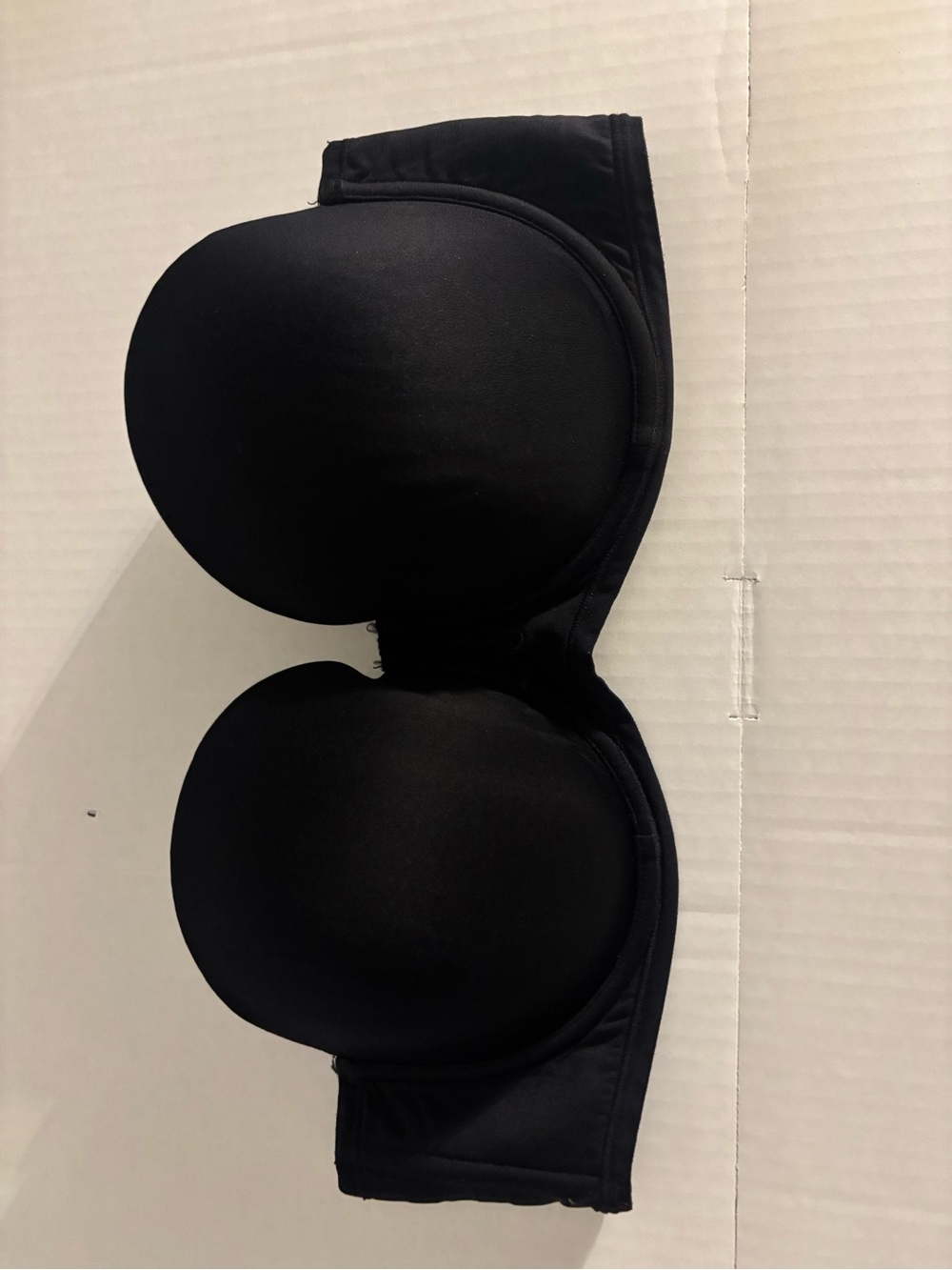 Vanity Fair Strapless Black Molded T-Shirt Bra - Classic Support